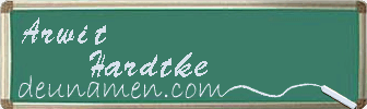 Arwit Hardtke Visitenkarte